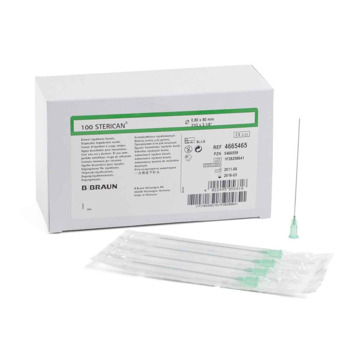 20G Disposable Sterican® Intramuscular Needles || 2-3/4", 0.9 x 70mm || Pack of 100