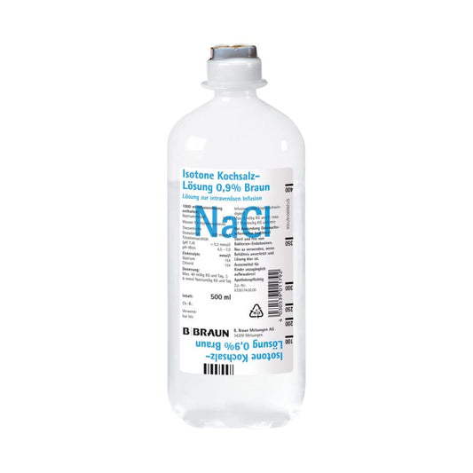 Isotonic Saline Solution 0.9% 500 ml