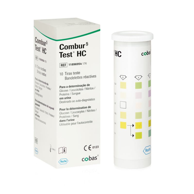Combur 5 Test HC, 10 Urine Test Strips