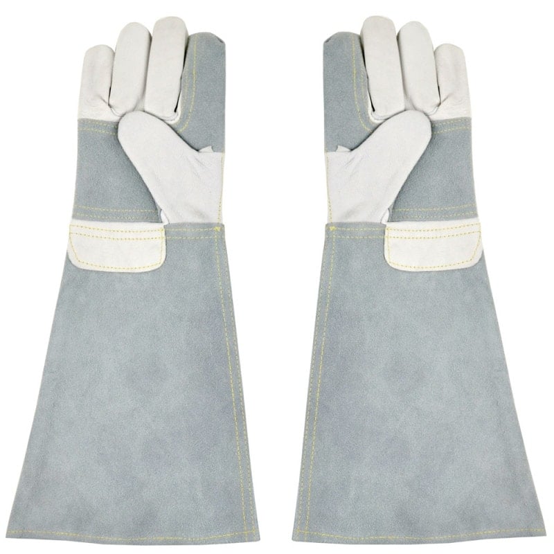 Veterinary Leather Safety Gloves