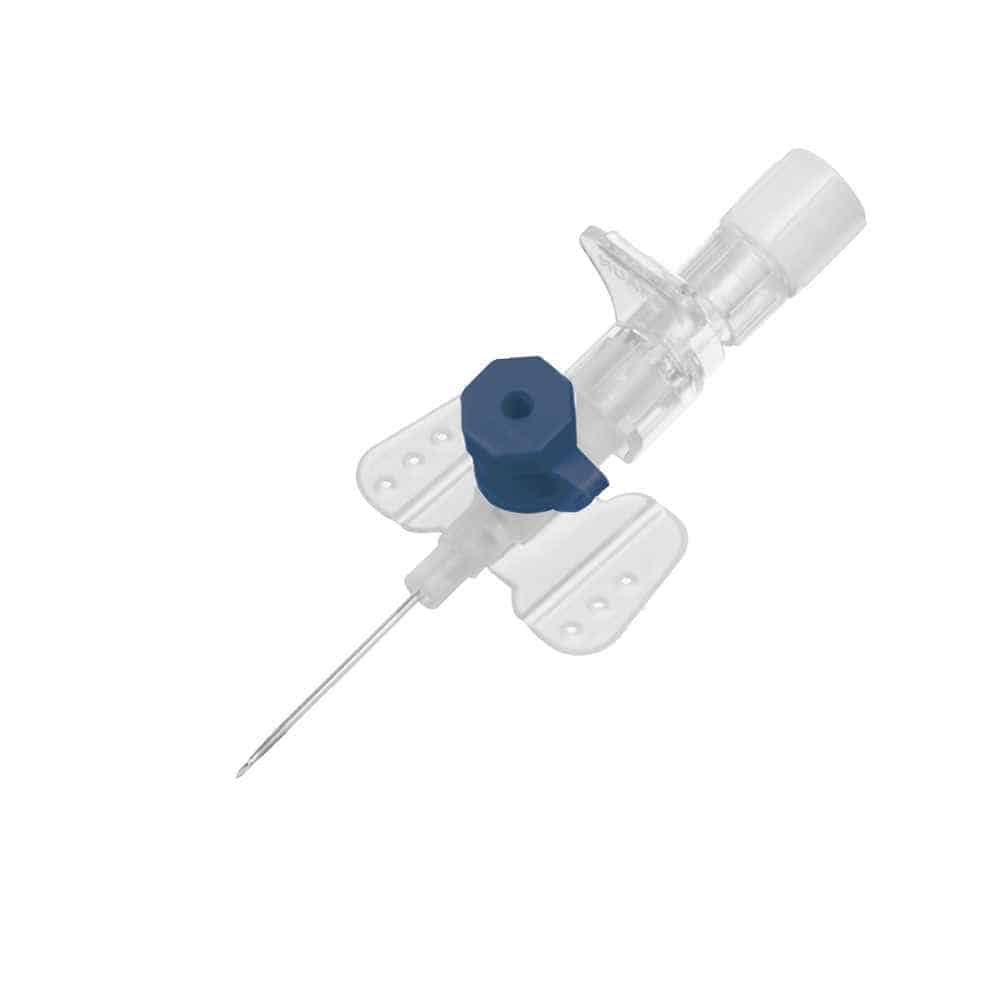 Vasofix IV Catheter with injection port || 22G, 0.9 x 25mm || Blue