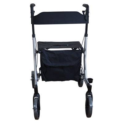 Aidapt Deluxe Ultra Lightweight Folding 4 Wheeled Rollator - Grey