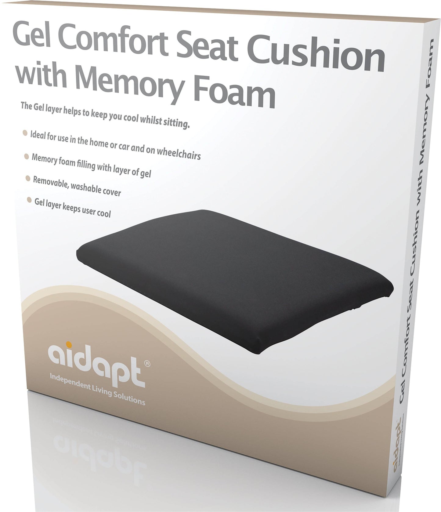 Aidapt Gel Comfort Seat Cushion with Memory Foam