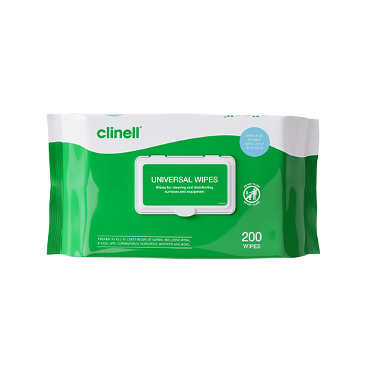 Clinell Universal Surface Wipes || Pack of 200