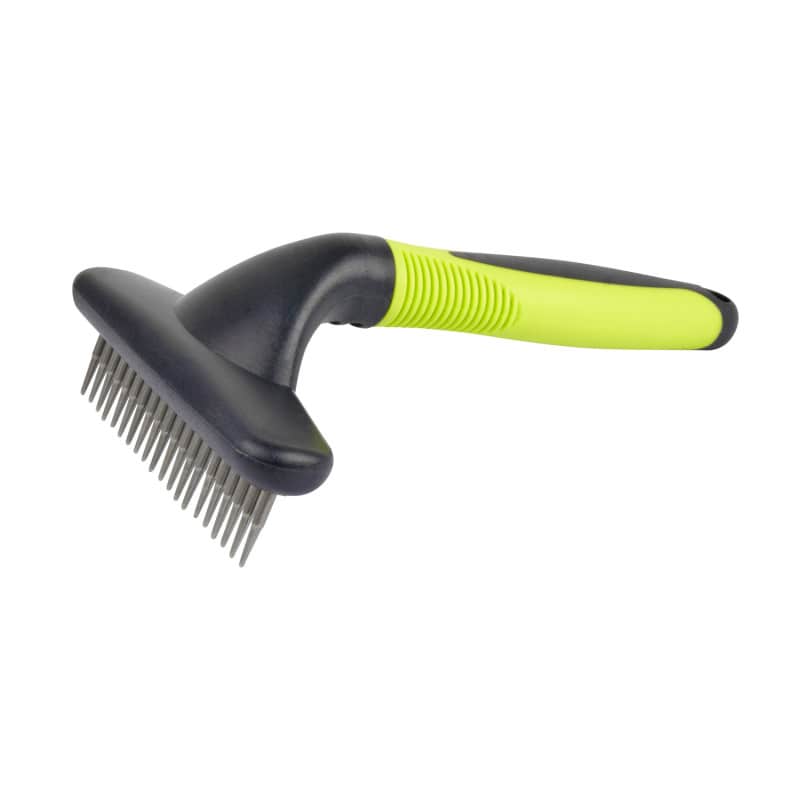 Curry Comb with Rotating Teeth