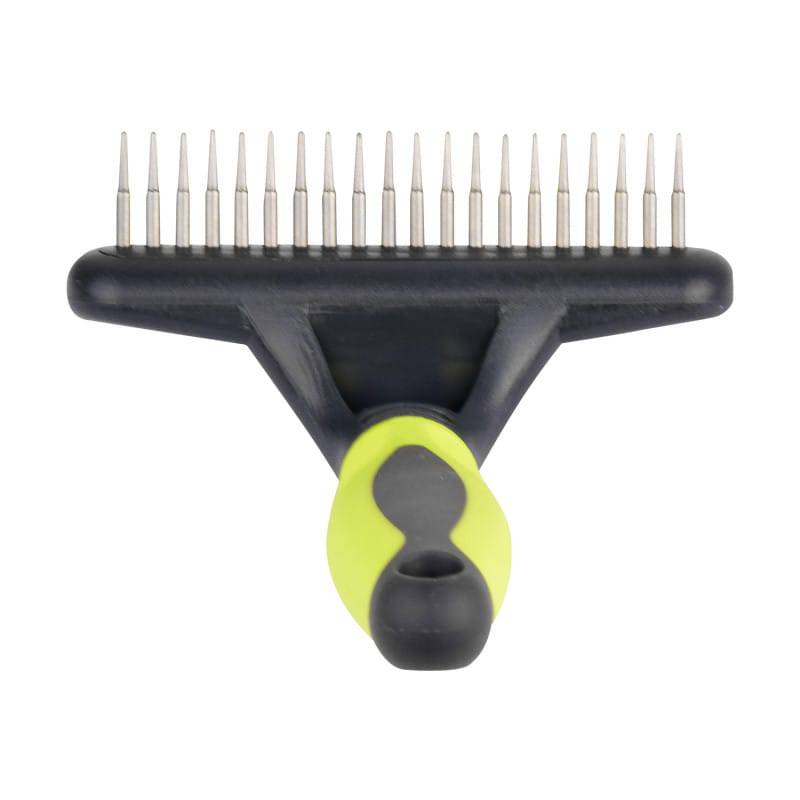 Curry Comb with Rotating Teeth