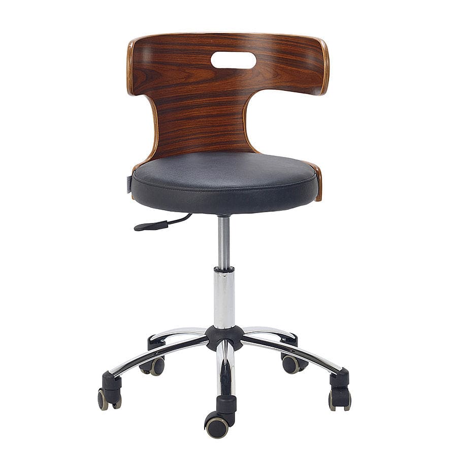 Designer Swivel Stool - Black