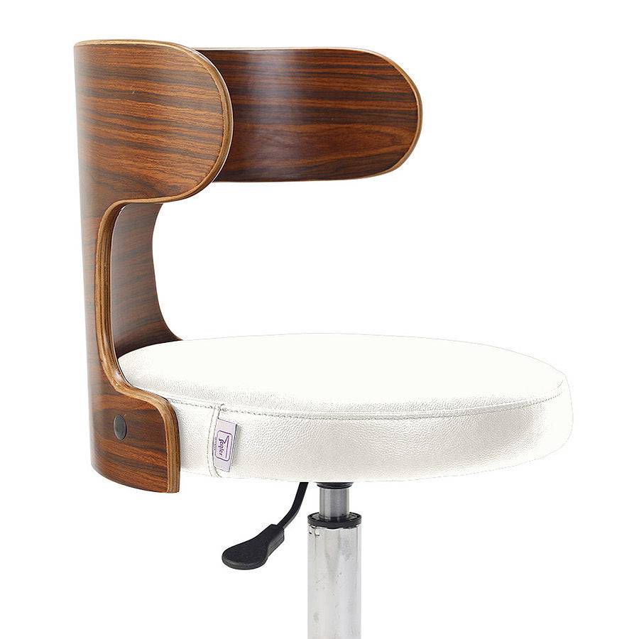 Designer Swivel Stool - White