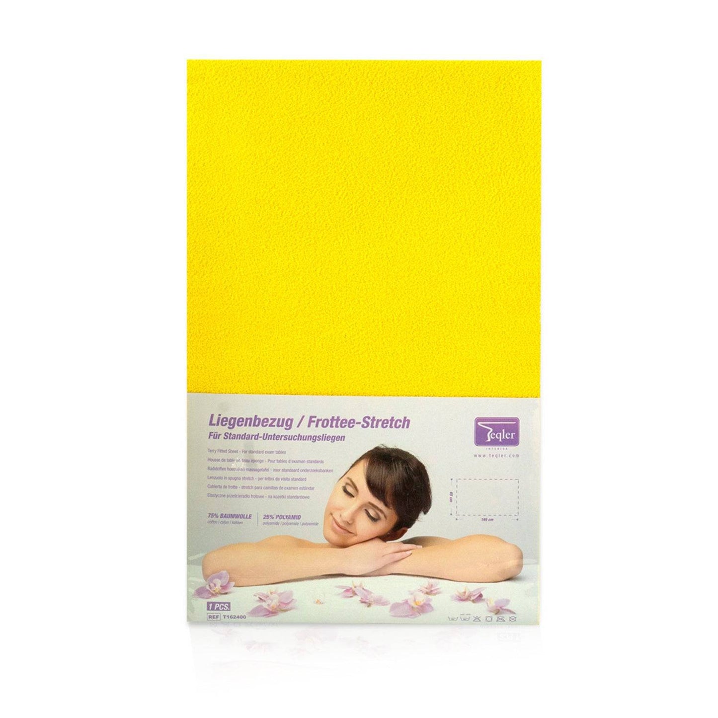 Fitted Sheet for Examination / Massage Couches - Yellow