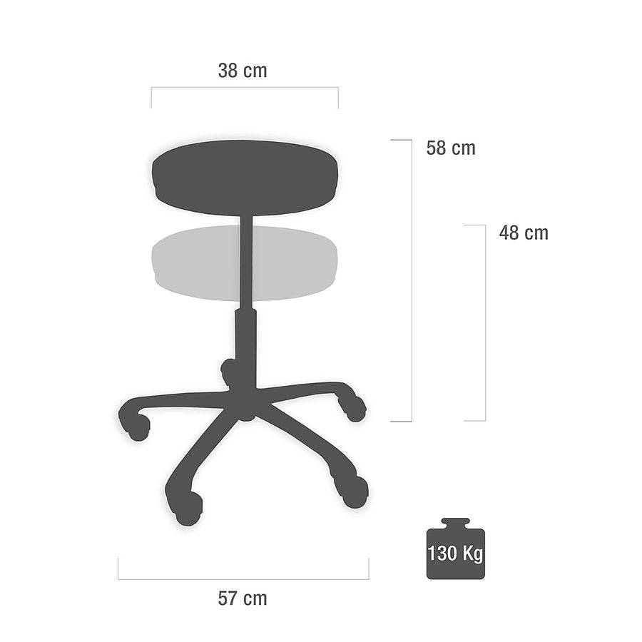 Medical Swivel Chair - Grey