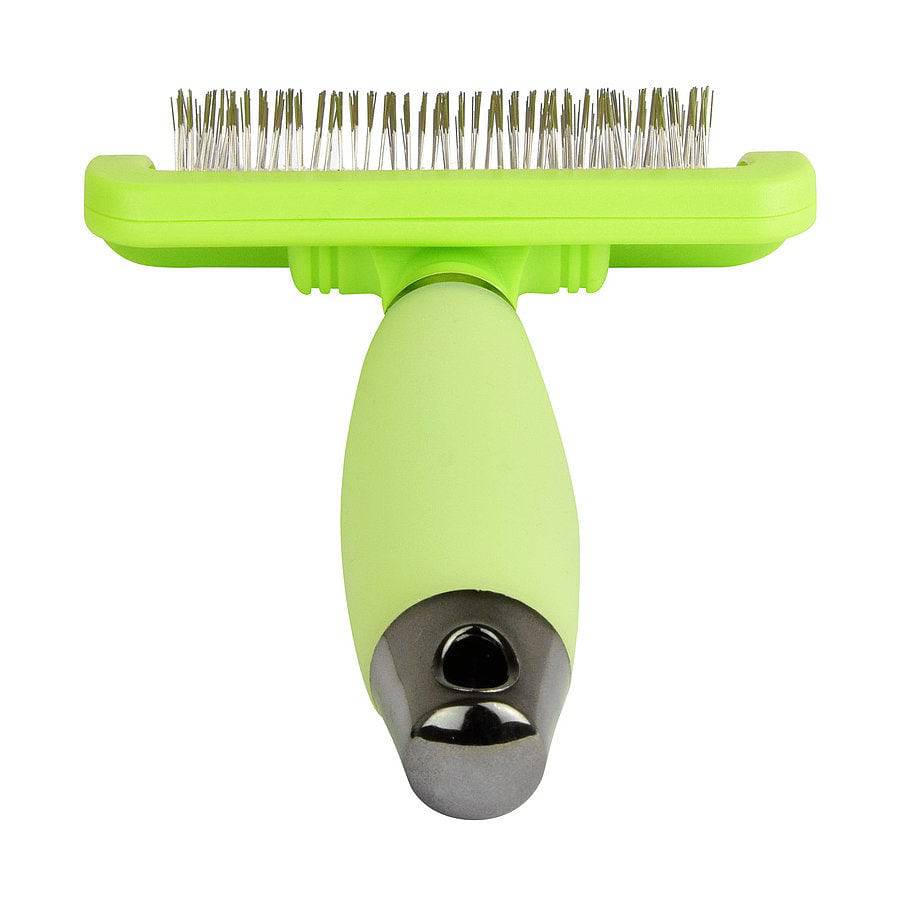 Pet Hair Plucking Brush with Silicone Grip