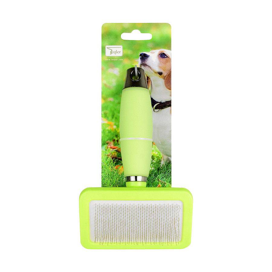 Pet Hair Plucking Brush with Silicone Grip