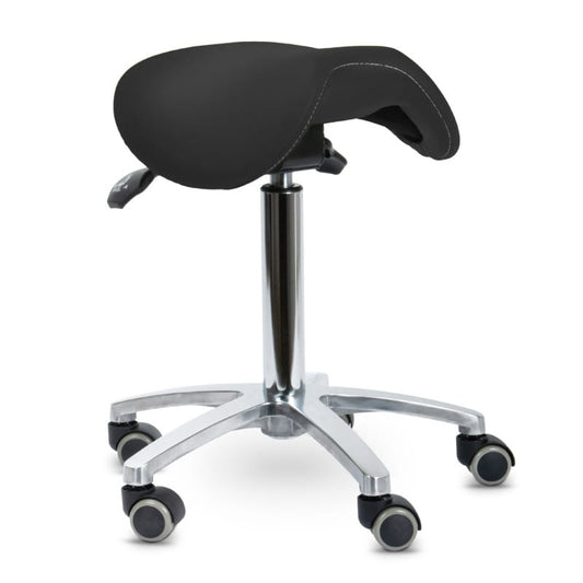 Revolving Stool with Tilting --- SADDLE STOOL ***Black colour***