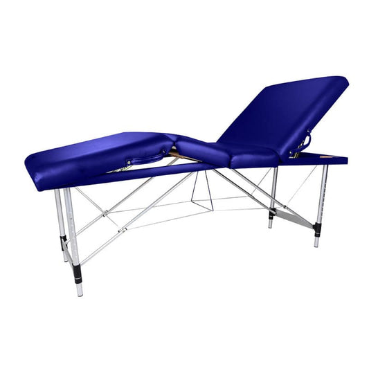 Teqler Portable Aluminium Massage Couch - Blue