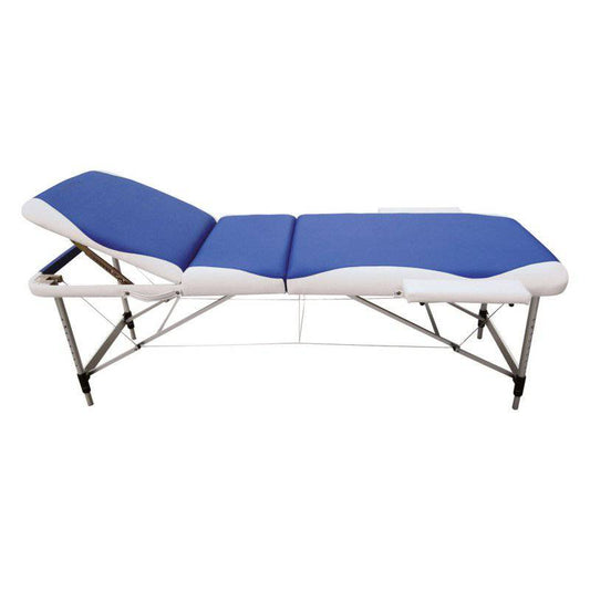 Teqler Portable Strong Massage Couch - Blue & White